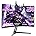 Amzfast Gaming Monitor Curved 24 Zoll - 180Hz, FHD 1920x1080, Blaulichtfilter, 1 ms MPRT, Adaptive Sync, sRGB 130% / DCI-P3 97%, HDMI 1.4 + DP 1.2, VESA 75x75, AMZG24C1
