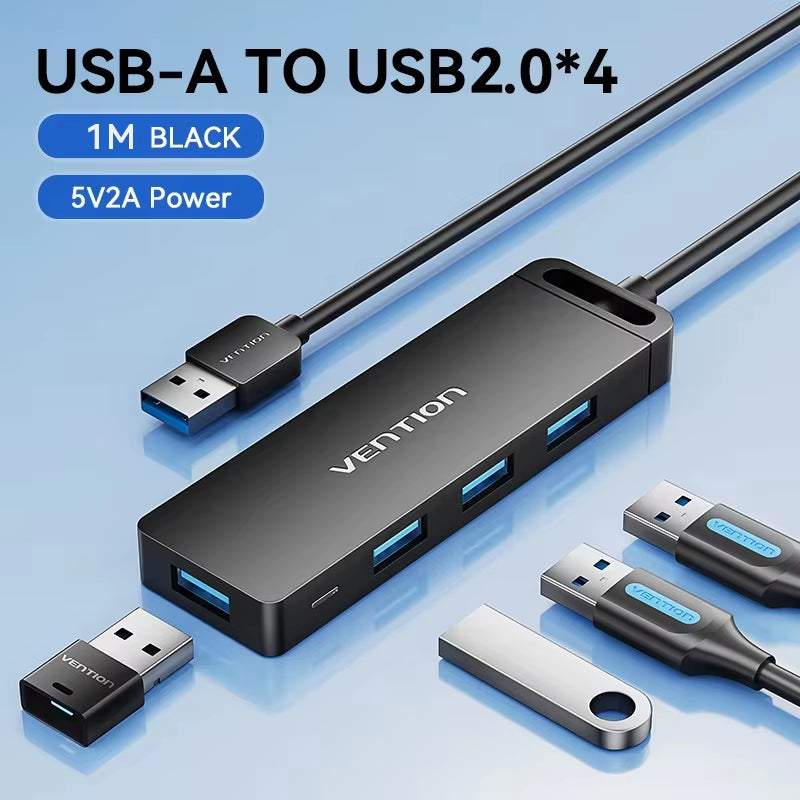 USB Hub High Speed 4 Ports Multi USB 3.0 to USB 3.0 Hub Splitter Adapter for Macbook Pro Ipad Pro Xiaomi Lenovo USB Hub