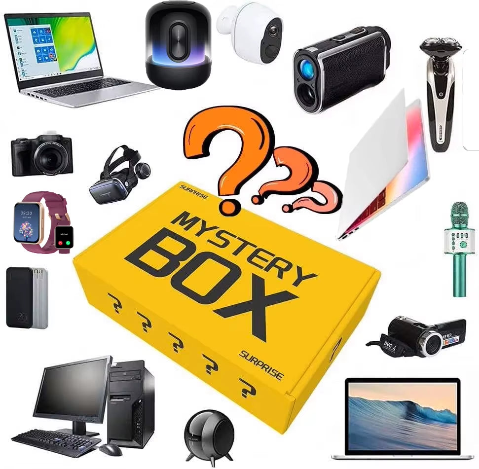 Family Festival Lucky Mystery Box Surprise 3C Win Random Novelty Gift Present for Handheld Game Players Surprising Blind Boxes