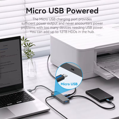 USB Hub High Speed 4 Ports Multi USB 3.0 to USB 3.0 Hub Splitter Adapter for Macbook Pro Ipad Pro Xiaomi Lenovo USB Hub