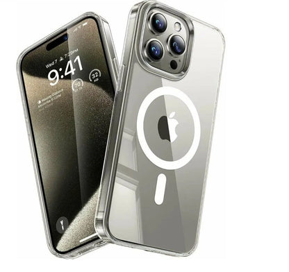 Hülle Für Iphone 16 15 14 13 12 11 Pro Max TPU Magsafe Handy Case Display Schutz