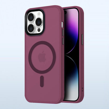 Hülle Für Iphone 16 15 14 13 12 11 Pro Max TPU Magsafe Handy Case Display Schutz