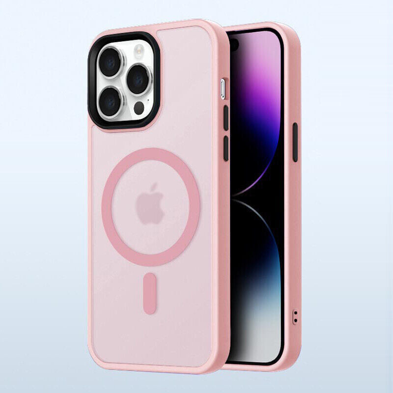 Hülle Für Iphone 16 15 14 13 12 11 Pro Max TPU Magsafe Handy Case Display Schutz