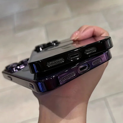 Luxury Magnetic for Magsafe Wireless Charge Plating Clear Case for Iphone 17 11 12 13 14 15 16 Pro Max Shockproof Silicone Cover